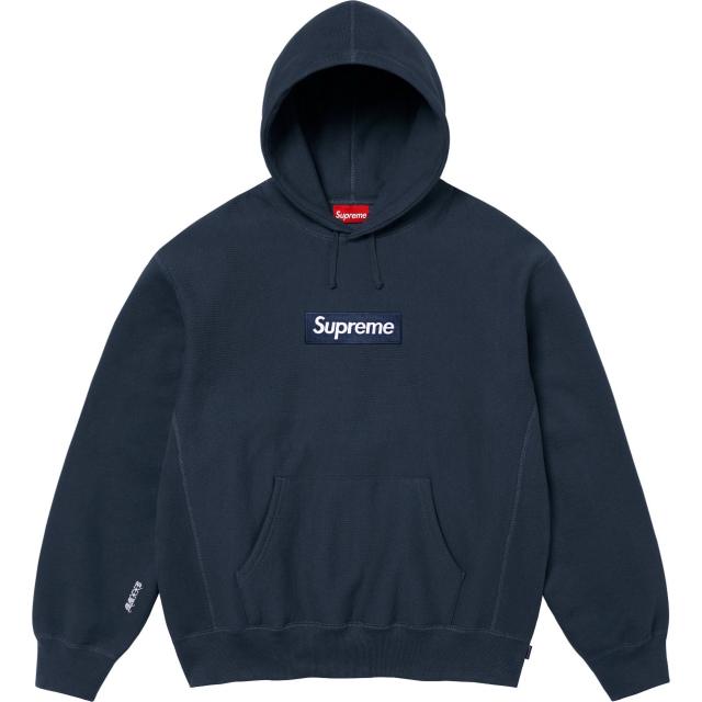 SUPREM* BOX LOGO HOODIE NAVY BLUE