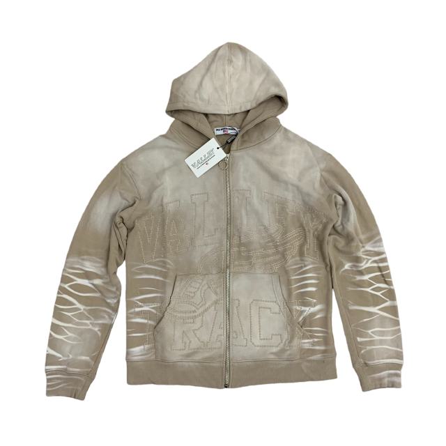 Embroidered Letter Water Ripple Washed Version Hoodie 3 colors 28576623