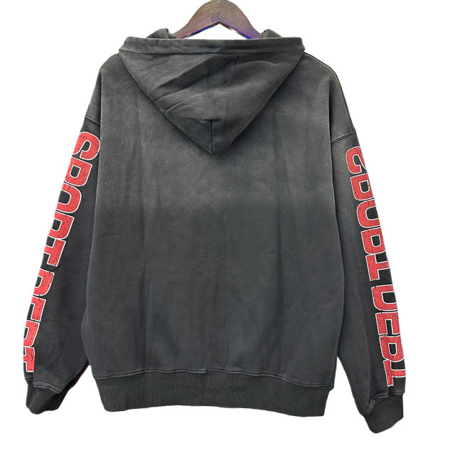 Beauty and the Beast Printed Washed Version Hoodie 28707715