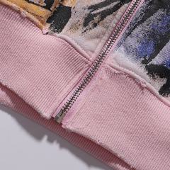 Statue of Liberty Print Washed Version Hoodie 28709898