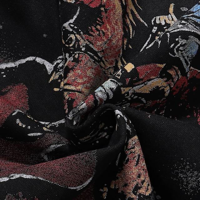 Tianma Armor Knight Print Washed Version Hoodie 28709899