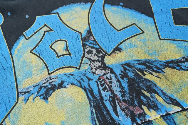 Skeleton Scarecrow Print Washed Version Hoodie 28642061
