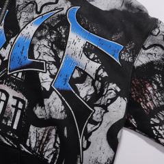 Dark Castle Evil Spirit Print Washed Version Hoodie 28709900