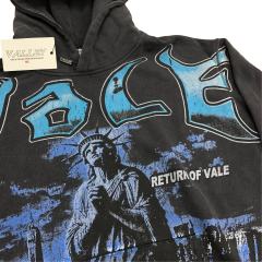 Statue of Liberty Prayer Print Washed Version Hoodie 28636875