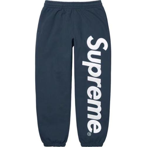 SUPREM* SATIN APPLIQUÉ APPLIQUE HOODED SWEATSHIRT HOODIE
