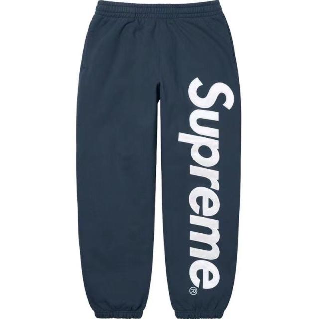 SUPREM* SATIN APPLIQUÉ APPLIQUE HOODED SWEATSHIRT HOODIE