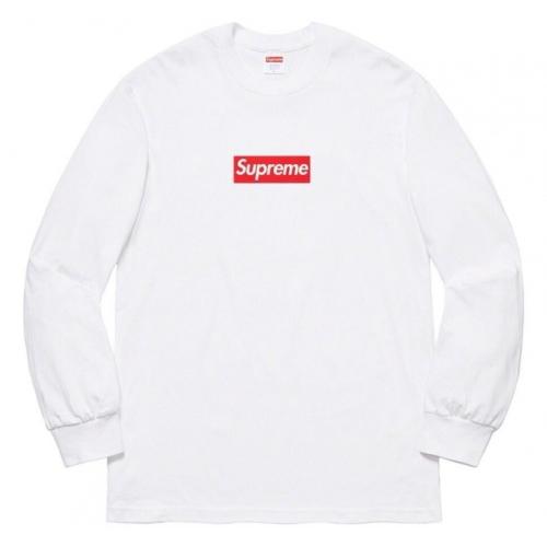 Sup Box Logo long-sleeve T-shirt | White
