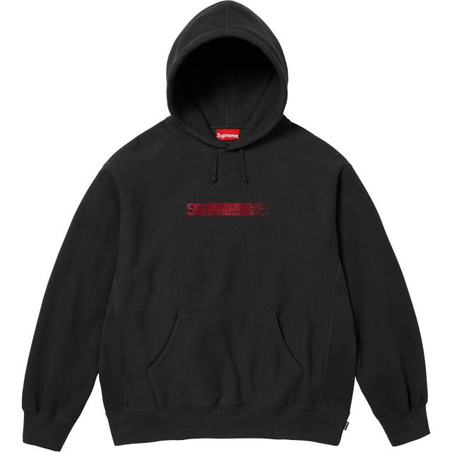 Sup Swarovski Motion Logo Hoodie Pink