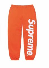 SUPREM* SATIN APPLIQUÉ APPLIQUE HOODED SWEATSHIRT HOODIE