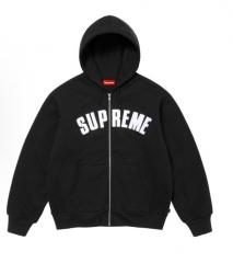 SUP ARC THERMAL LINED ZIP UP HOODIE BLACK