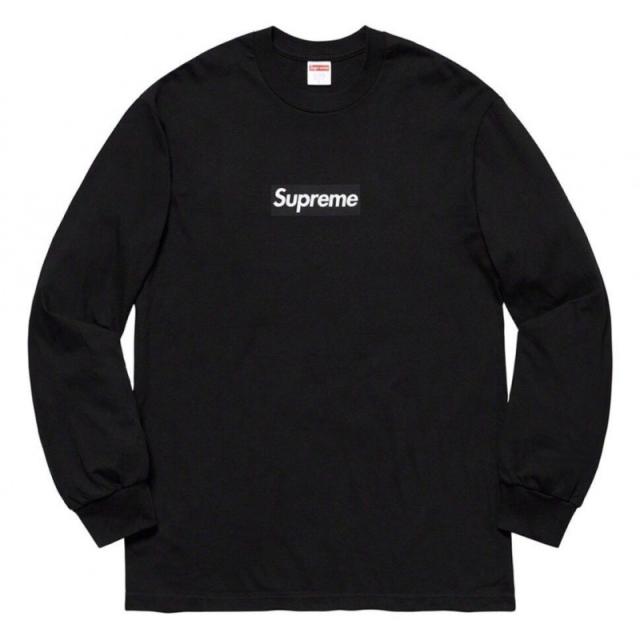Sup Box Logo long-sleeve T-shirt | Black