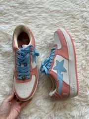 [Special Offer] BAPESTA SHOES PINK US10 MEN