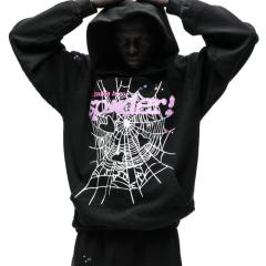 1:1 TOP Quality Reflective Big Star Print Hoodie & Pants Set