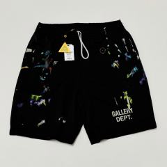 1:1 Top Quality Splattered Ink Distressed Drawstring Shorts