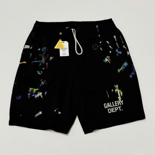 1:1 Top Quality Splattered Ink Distressed Drawstring Shorts