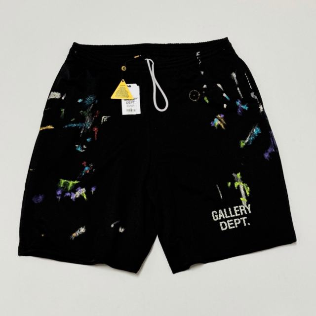 1:1 Top Quality Splattered Ink Distressed Drawstring Shorts