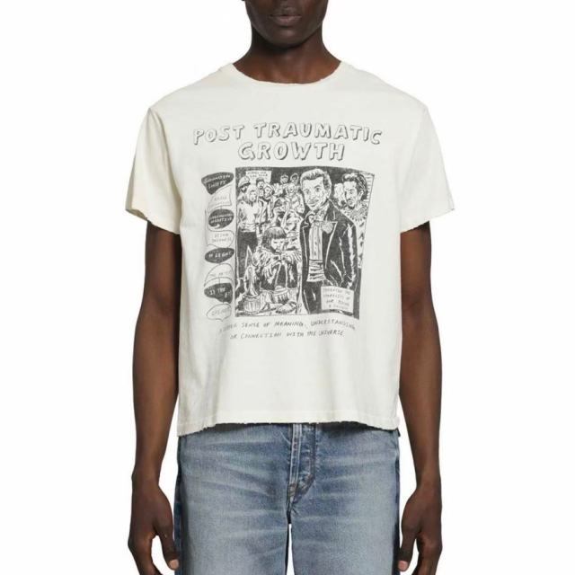1:1 Quality Gallery Dept Portrait PTG Beige Print Tee