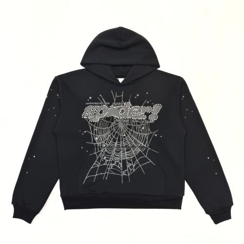 1:1 TOP Quality Reflective Big Star Print Hoodie & Pants Set