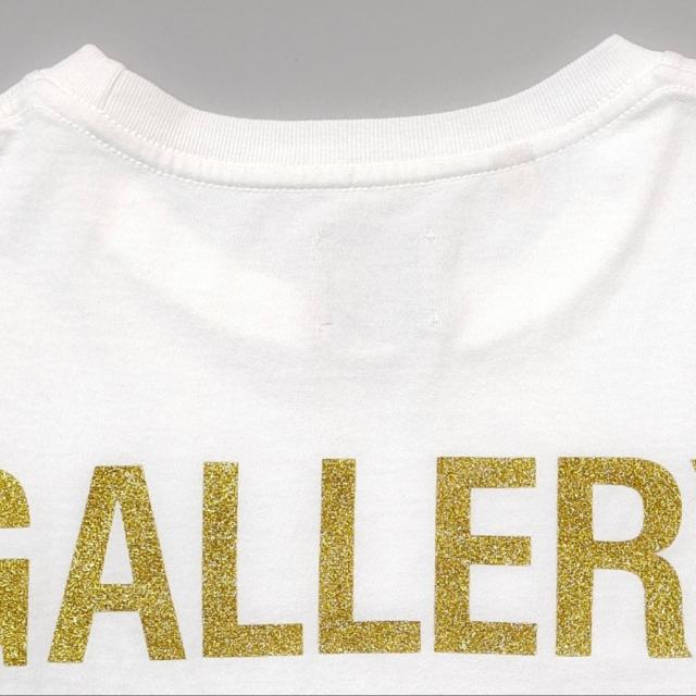 1:1 Top Quality Gallery Dept Back Gold Foil Basic Print Tee