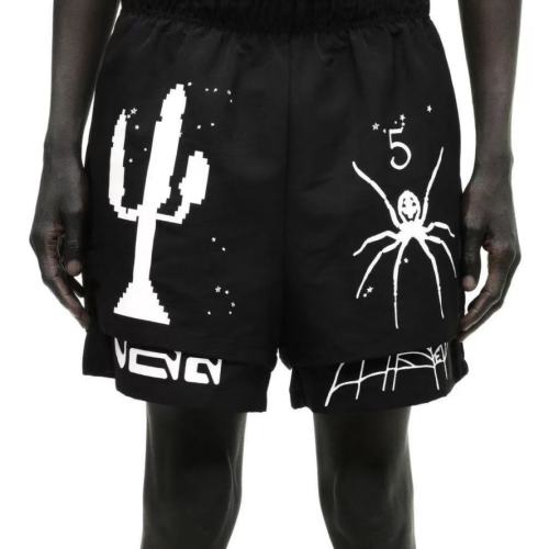 1:1 Quality Version Cactus Spider Graphic Shorts Print Shorts