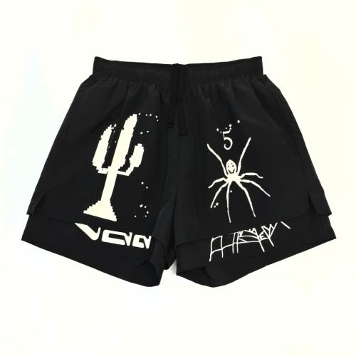 1:1 Quality Version Cactus Spider Graphic Shorts Print Shorts