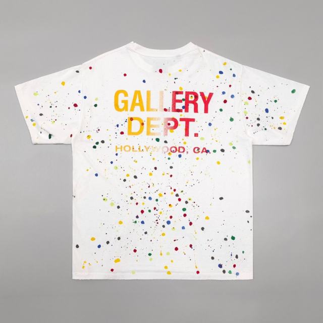 1:1 Quality Gallery Dept Paint Splatter Hollywood T-Shirt