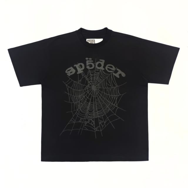 1:1 Top Quality Black Letters Black Mesh Black Print