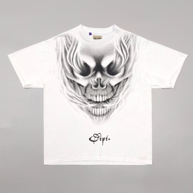1:1 Quality Gallery Dept Skull Airbrush Print Oversized T-Shirt