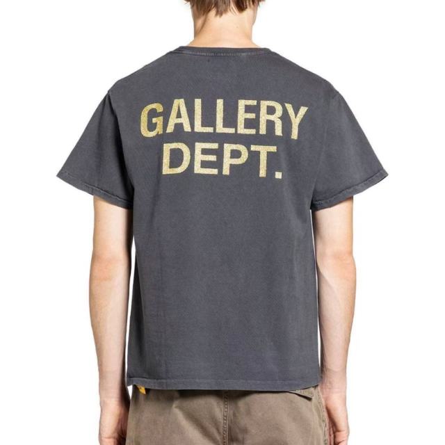 1:1 Quality Gallery Dept Film Drill Letter Print Washed Tee