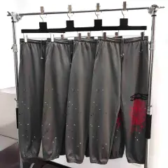 1:1 TOP Quality Reflective Big Star Print Hoodie & Pants Set