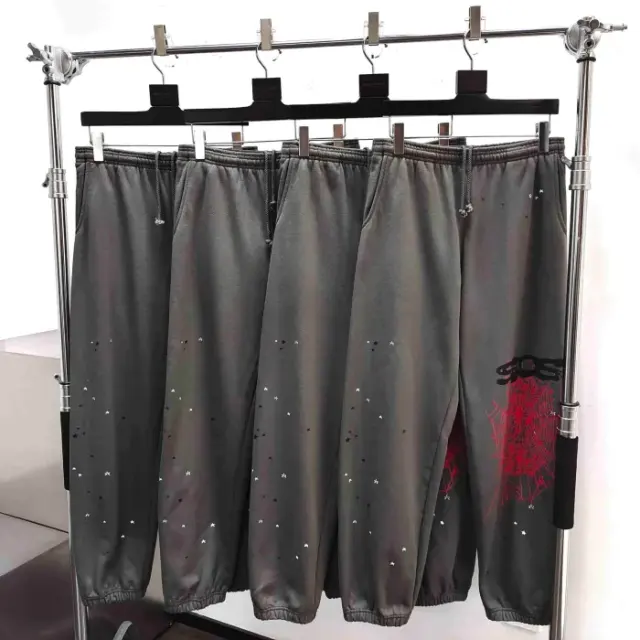 1:1 TOP Quality Reflective Big Star Print Hoodie & Pants Set