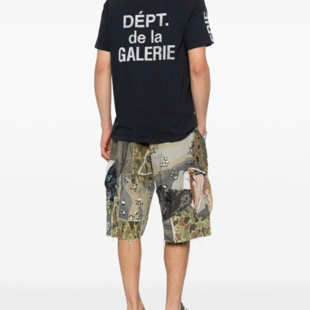 1:1 Quality Horizontal Letter Small French Print Tee
