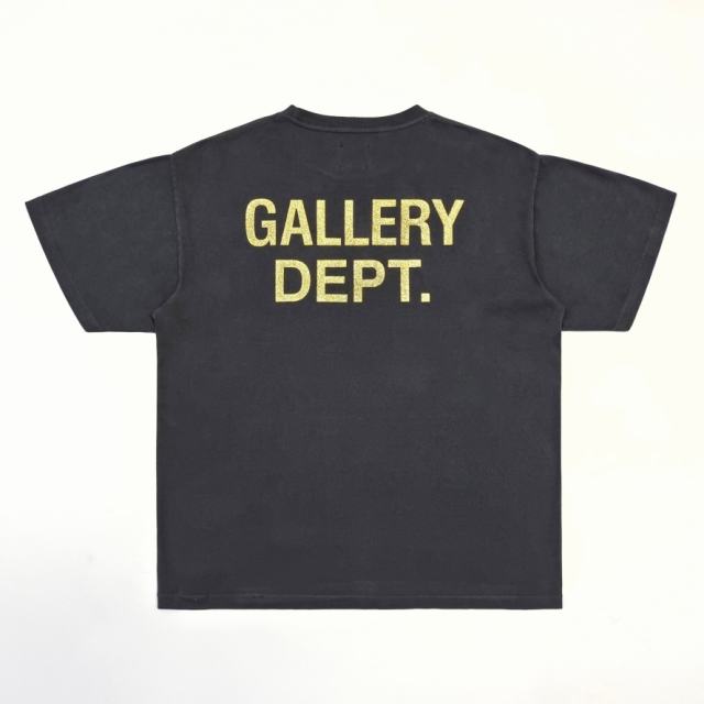 1:1 Quality Gallery Dept Film Drill Letter Print Washed Tee