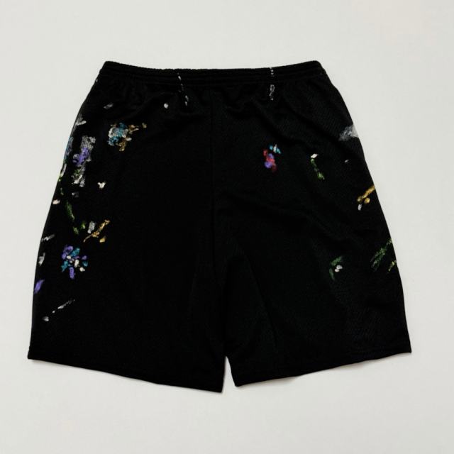 1:1 Top Quality Splattered Ink Distressed Drawstring Shorts