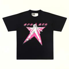 1:1 Top Quality Multi-Arm Goddess Pink Star Graphic Tee