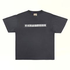 1:1 Quality Gallery Dept Film Drill Letter Print Washed Tee