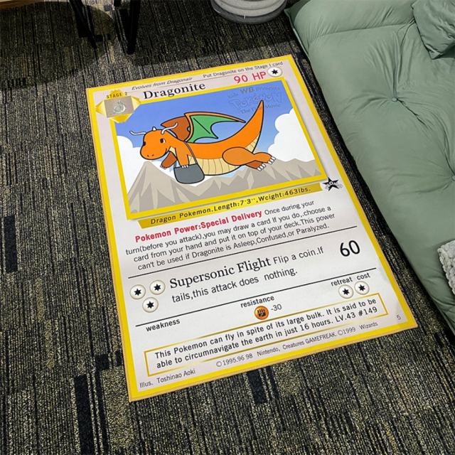 Pokemen Dragonite Rug