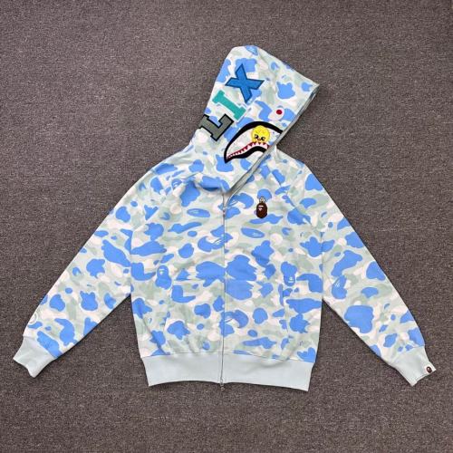 [Best Quality] 1:1 BAPE x Stray Kids Changbin Shark Full Zip Hoodie
