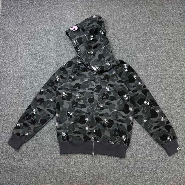 [Best Quality] 1:1 BAPE x Kuromi Sanrio Full Zip Hoodie
