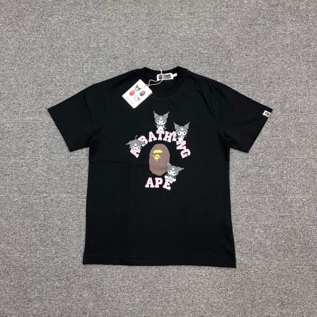 1:1 Quality Bape A Bathing Kuromi T-Shirt White Black