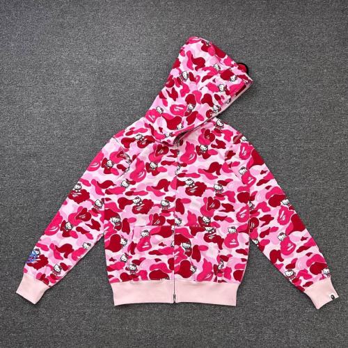 [Best Quality] 1:1 BAPE x Hello Kitty Sanrio Full Zip Hoodie