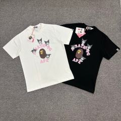 1:1 Quality Bape A Bathing Kuromi T-Shirt White Black