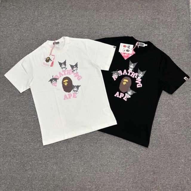 1:1 Quality Bape A Bathing Kuromi T-Shirt White Black