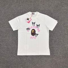 1:1 Quality Bape A Bathing Kuromi T-Shirt White Black