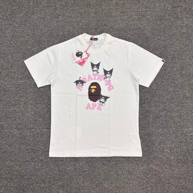 1:1 Quality Bape A Bathing Kuromi T-Shirt White Black
