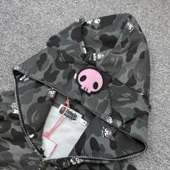 [Best Quality] 1:1 BAPE x Kuromi Sanrio Full Zip Hoodie
