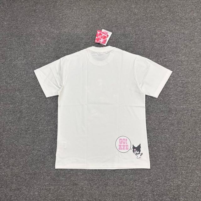 1:1 Quality Bape A Bathing Kuromi T-Shirt White Black