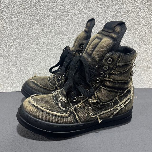 RO Fringe High-Top Canvas Platform Couple Shoes High White (US6-14)