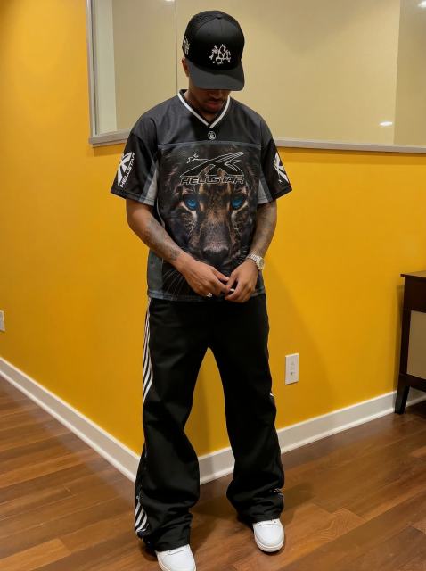 Wild Cheetah Mesh Jersey Tee 29043148
