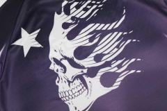 Purple And Black Skull Mesh Jersey Tee 29043145